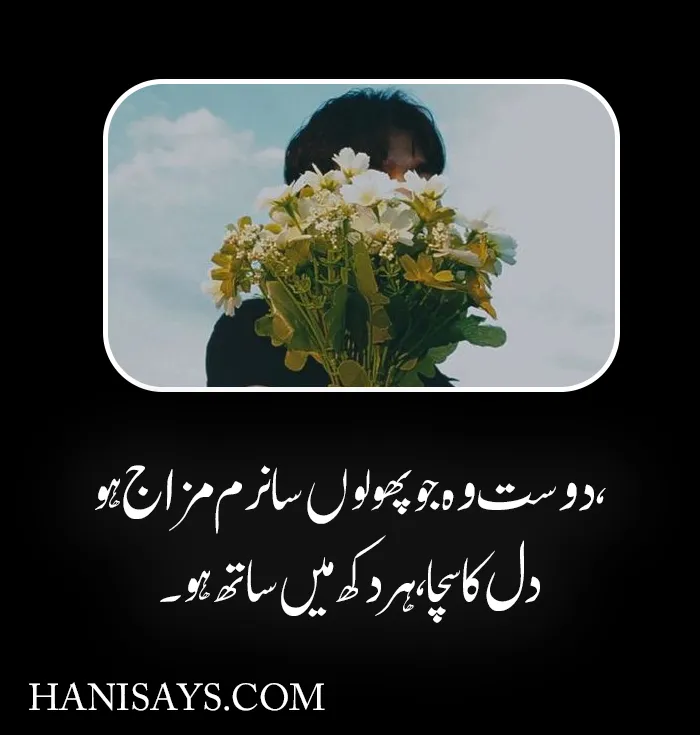 Friendship Flower Poetry in Urdu