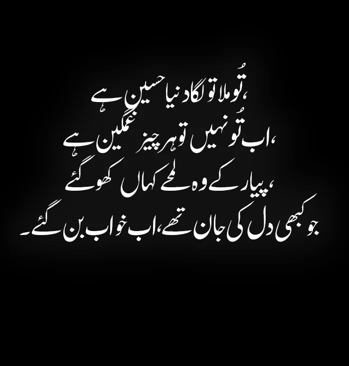 Heart Touching Urdu Shayari 4 Lines