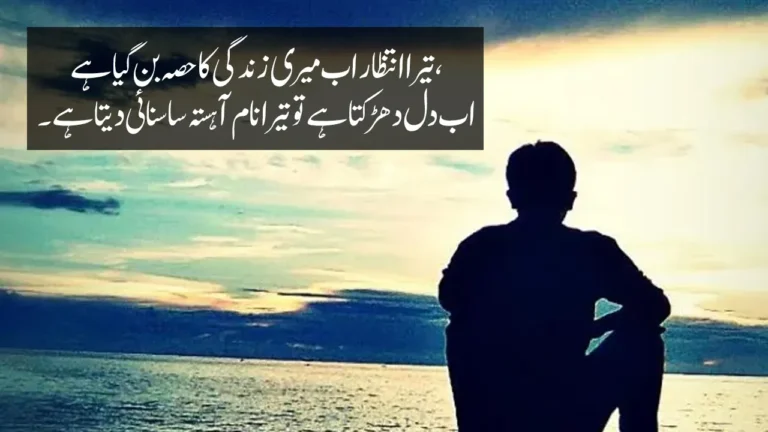 Intezar Poetry in Urdu Text - Best Urdu Shayri on Intezar