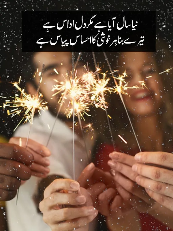 New Year Sad Poetry in Urdu