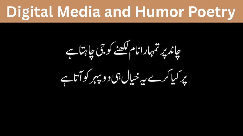 Digital Media and Humor Poetry