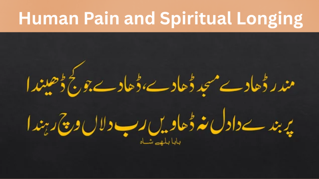 Human Pain and Spiritual Longing