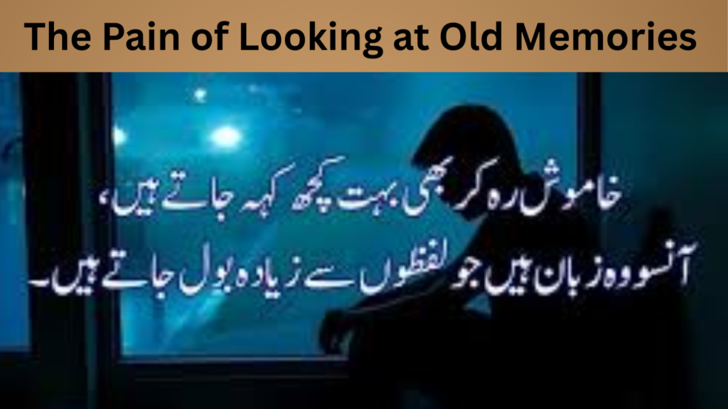 The Pain of Looking at Old Memories