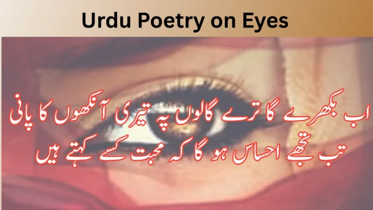 Urdu Poetry on Eyes