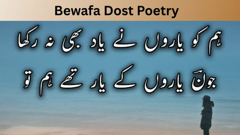 Bewafa Dost Poetry