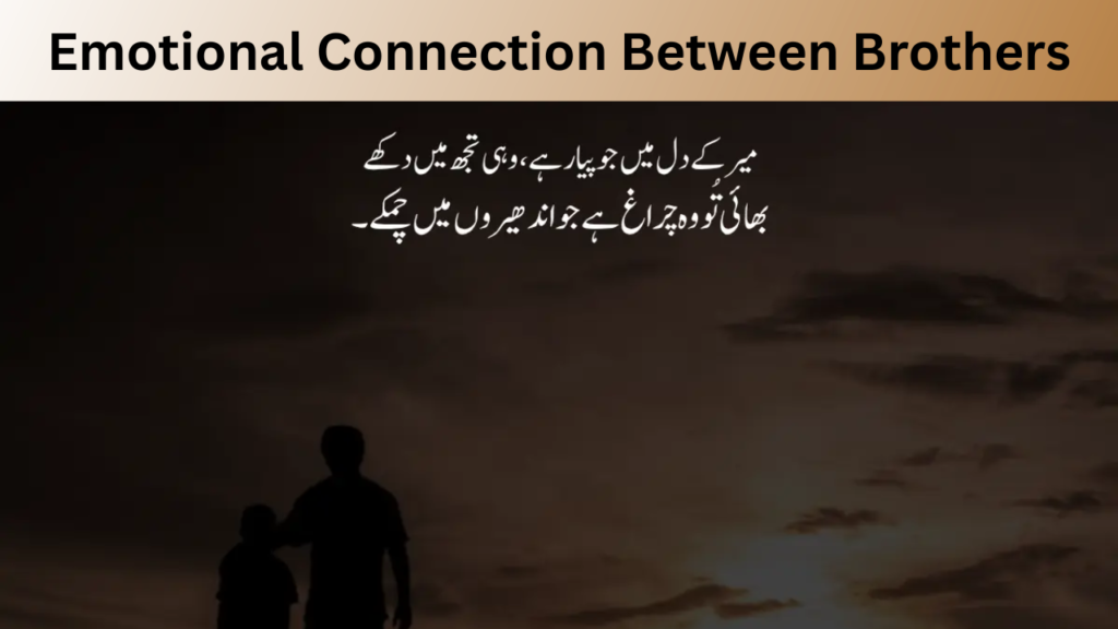 Emotional Connection Between Brothers