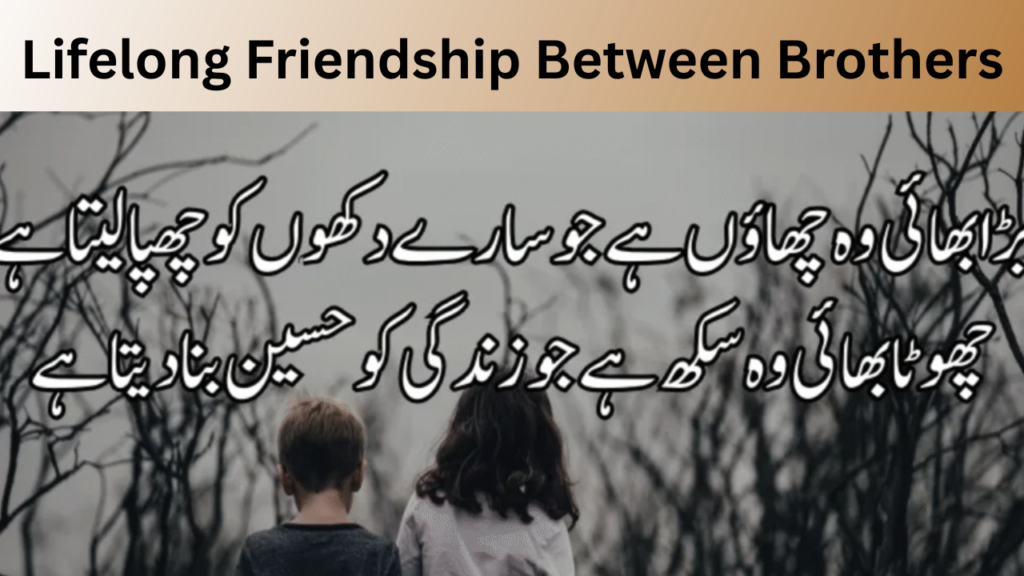 Lifelong Friendship Between Brothers