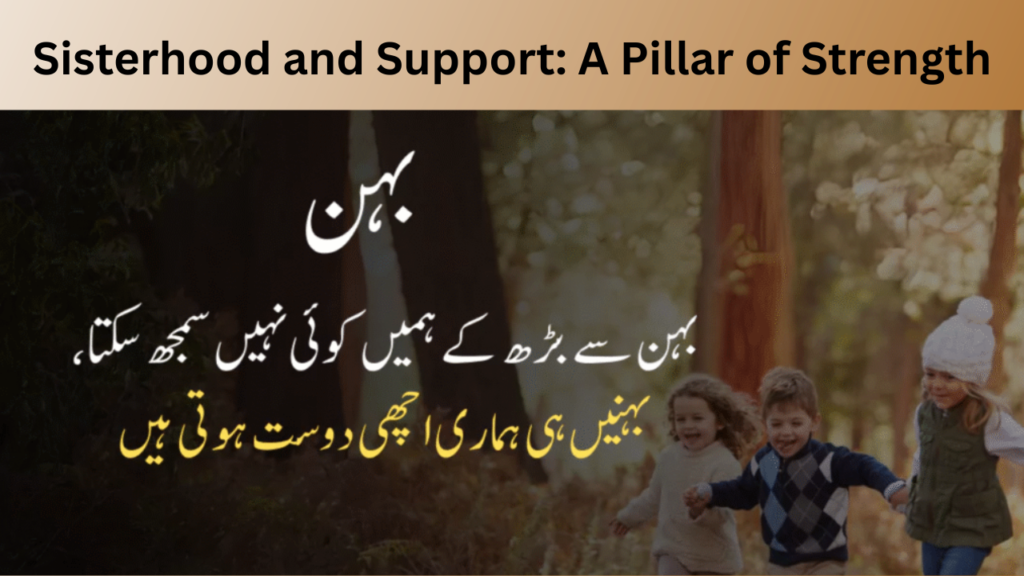 Sisterhood and Support A Pillar of Strength
