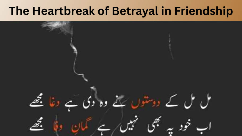 The Heartbreak of Betrayal in Friendship