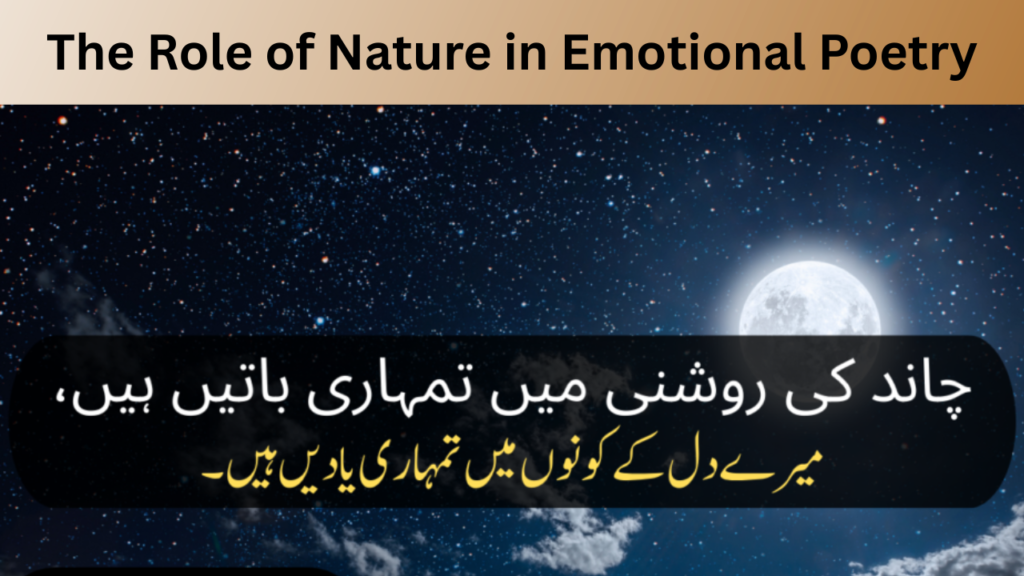 The Role of Nature in Emotional Poetry
