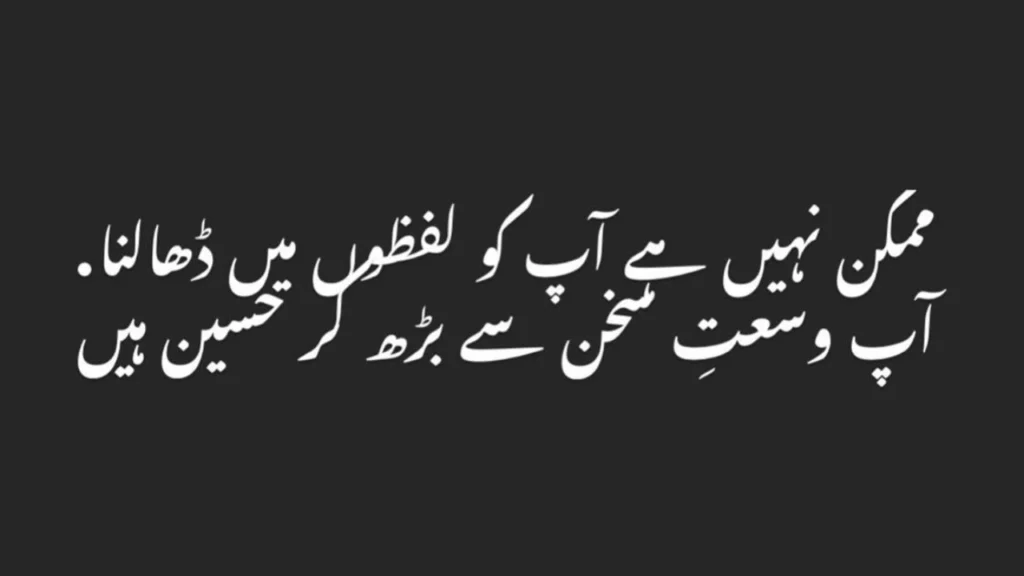 Urdu Shayari 2 Lines