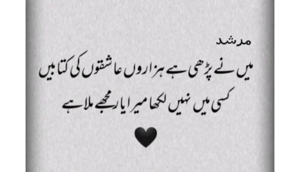 One Sided Love Poetry in Urdu 2 Lines