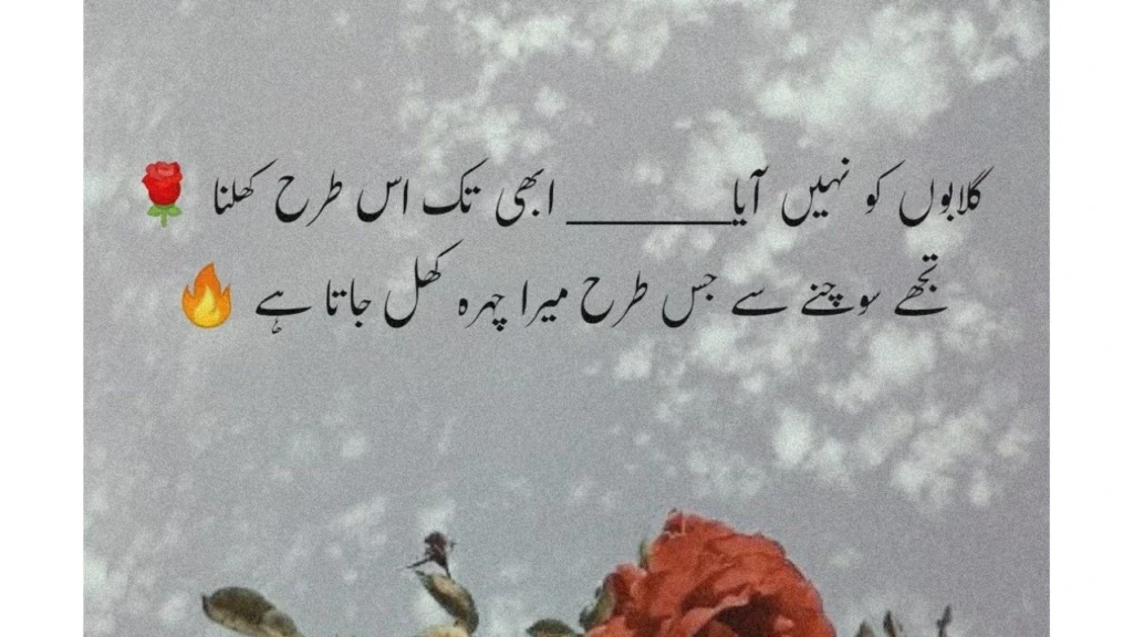 Romantic Flower Poetry in Urdu